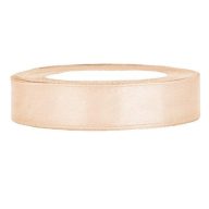 1, 2 cm-es szatén szalag (25 m) krém (079)