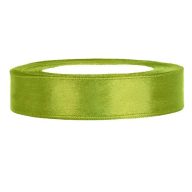 1, 2 cm-es szatén szalag (25 m) világos mohazöld (048)