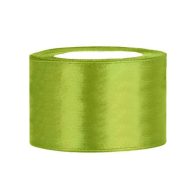 3, 8 cm-es szatén szalag (25 m) fűzöld (102J)