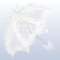 Csipke ernyő fehér (ASP)