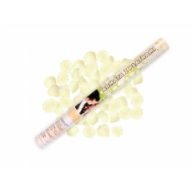 Konfetti ágyú krém rózsaszirommal (60 cm)