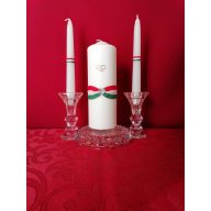 Esküvői gyertyaszett nemzeti (3 részes)