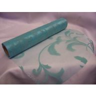 Menta, inda mintás organza (47 cm x 5 m) - 318