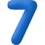 Felfújható szám (7) - 35 cm