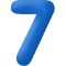 Felfújható szám (7) - 35 cm