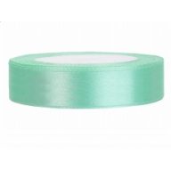 1, 2 cm x 25 m szatén szalag, menta