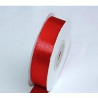 Szatén szalag piros (HS - 001) - (0,6 cm x 22 m)