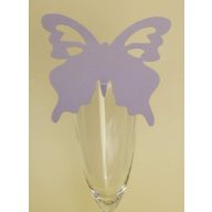 Pillangó ültetőkártya világoslila (10 db)